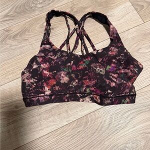 lululemon athletica Multicolor Floral Sports Bra size 8